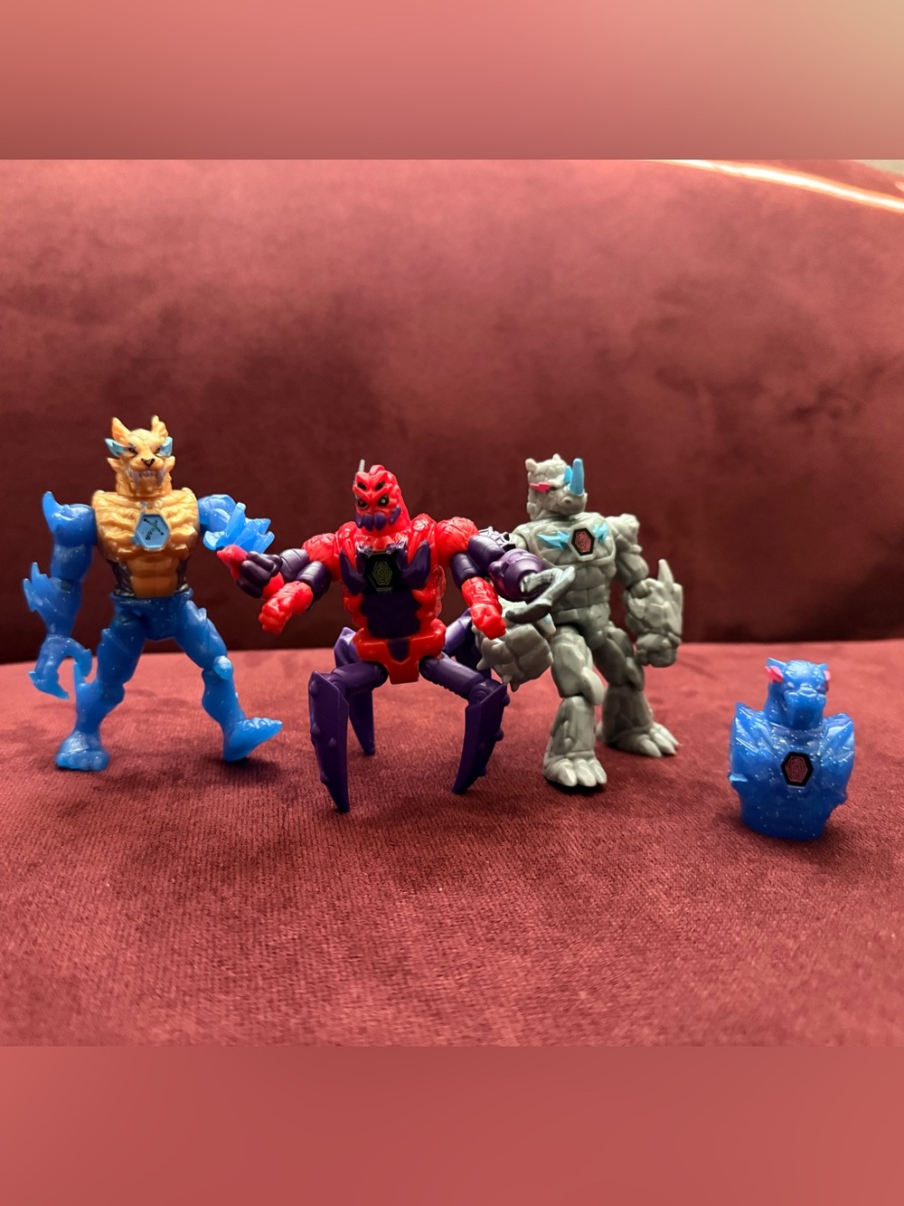 Lot of 3 MrBeast Lab Hybrids Action Figures